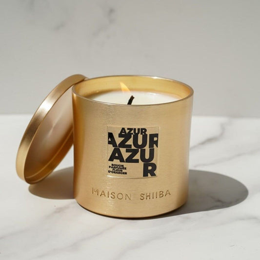 Bougie parfumée Azur – Fleur d'oranger