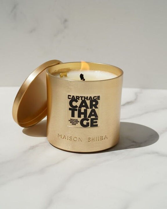 Bougie parfumée Carthage – Patchouli & oud