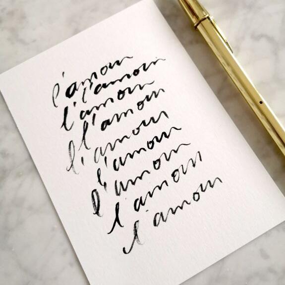 Carte "L'amour, l'amour"