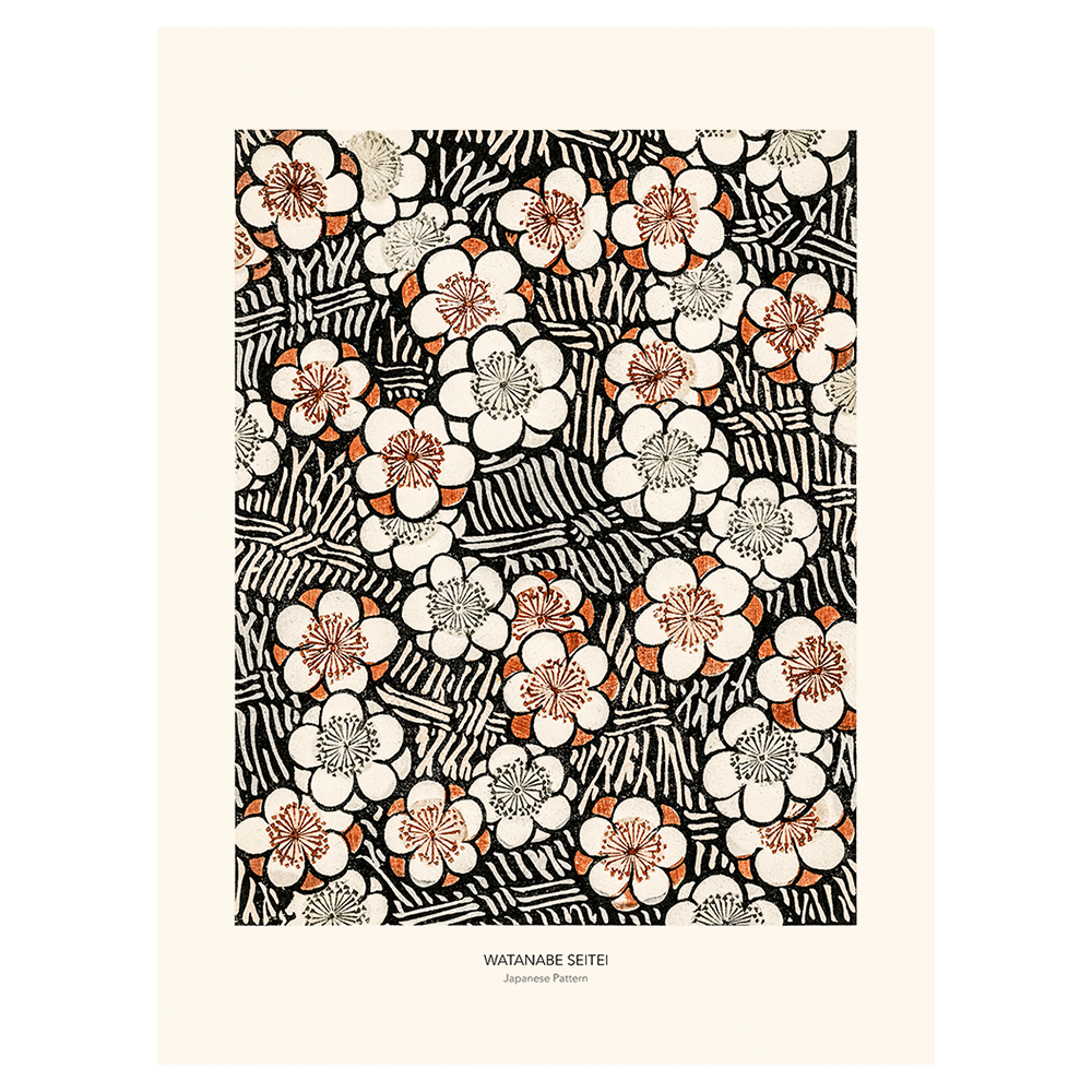 Affiche "Japanese Pattern 1 " par Watanabe Seitei