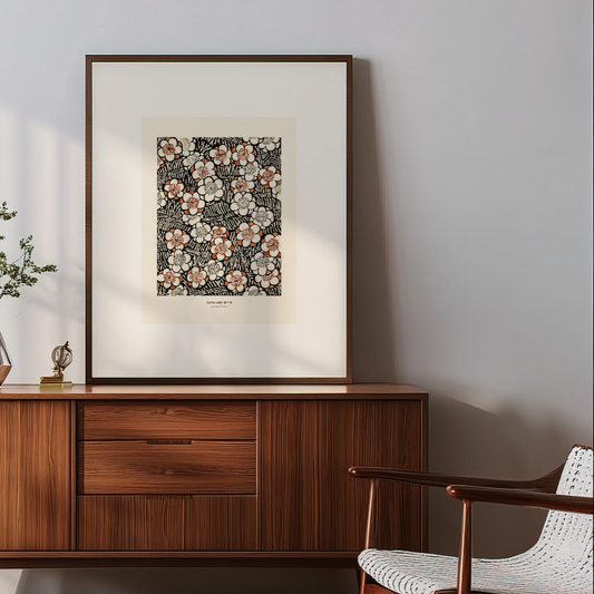 ""Japanese Pattern 1 " par Watanabe Seitei sur buffet"