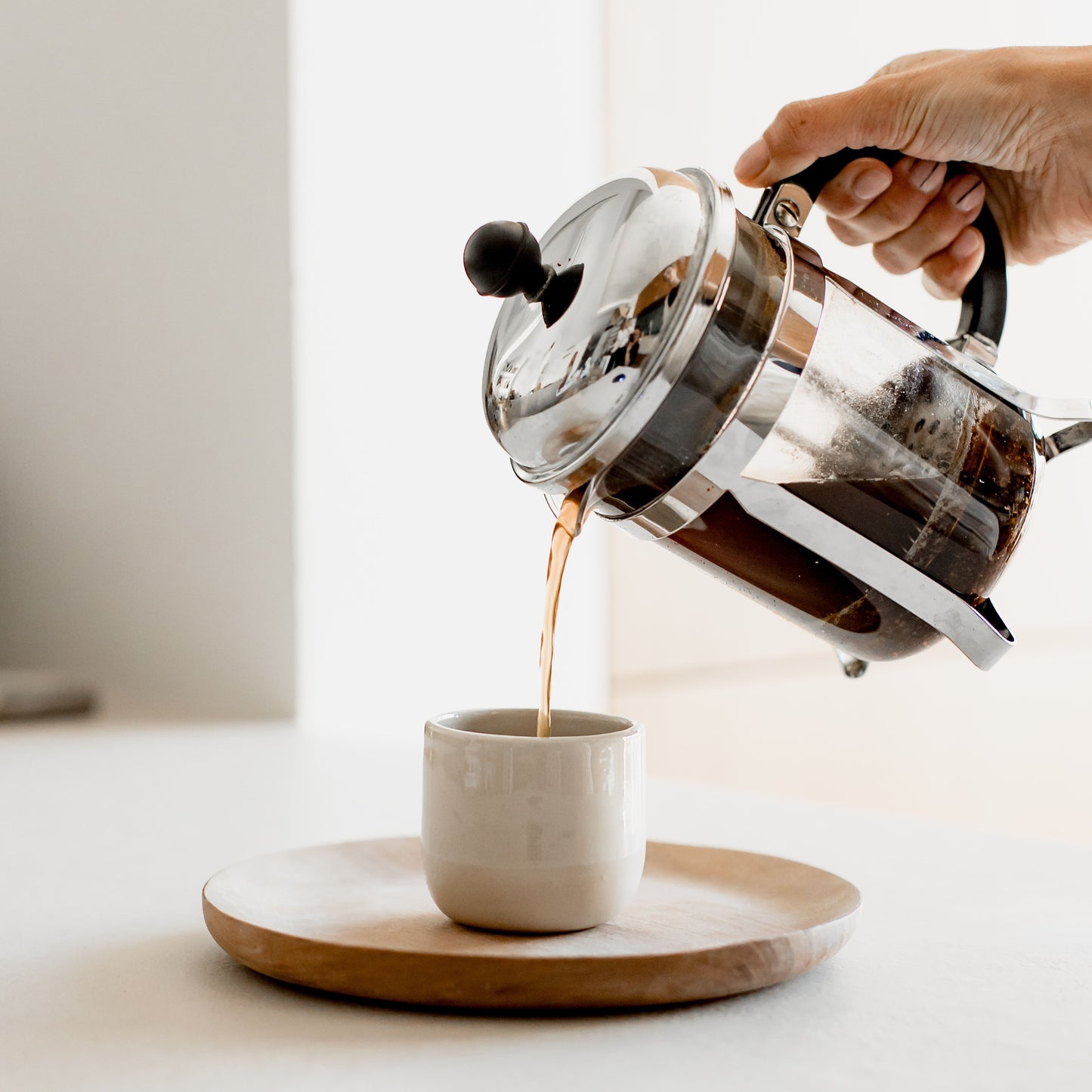 Tasse expresso en céramique – Rose poudré